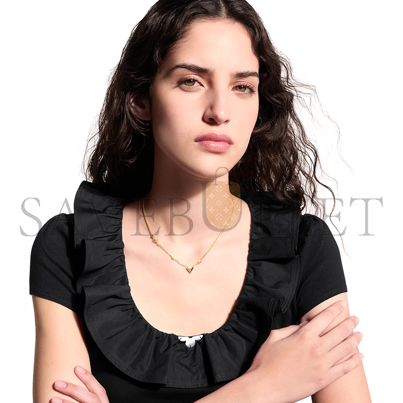 L0vis Vvtt0n ESSENTIAL V STRASS PM NECKLACE M04236